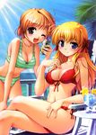  bekkankou bikini cleavage fortune_arterial mizugi sendou_erika yuuki_kanade 