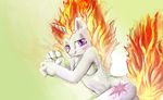  anthro blue_eyes equine female fire fire_hair friendship_is_magic horse lune_cheetah my_little_pony pony rage_mode twilight_sparkle_(mlp) unicorn 