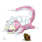  crossover gen_1_pokemon nintendo no_humans pokemon pokemon_(creature) slowpoke tyranid warhammer_40k 