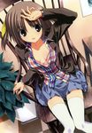  bra fumio open_shirt tagme thighhighs 