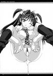  censored monochrome nipples no_bra nopan open_shirt oppai oshaban sasahiro school_uniform semen vagina 