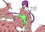  bhm breasts busujima_saeko female girl highschool_of_the_dead large_breasts octopus purple_hair vore 