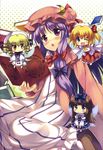  kiba_satoshi luna_child patchouli_knowledge star_sapphire sunny_milk touhou 