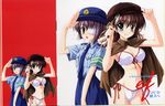  bikini cosplay ef_~a_fairytale_of_the_two~ miyamura_miyako mizugi nanao_naru police_uniform shindou_chihiro 