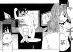  headphones manga monochrome nhk_ni_youkoso! nude satou_tatsuhiro sweat translated walk-in 