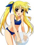  bikini fate_testarossa mahou_shoujo_lyrical_nanoha mahou_shoujo_lyrical_nanoha_the_movie_1st mizugi transparent_png vector_trace 