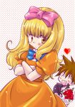  blush child crossdressing flower heart hearts ookido_shigeru pokemon pokemon_(anime) satoko_(pokemon) satoshi_(pokemon) trap 