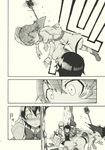  2girls akakage_red comic greyscale highres houjuu_nue monochrome multiple_boys multiple_girls murasa_minamitsu tears touhou 