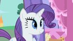  equine friendship_is_magic gif happy hop horse my_little_pony rarity_(mlp) screencap yay 