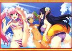  angel_magister bikini fixed kanata_gramilyd mikoto_ibievernie mizugi nagi_everbright usatsuka_eiji 