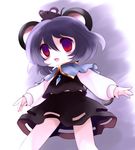  animal_ears empty_eyes grey_hair jewelry mouse mouse_ears mouse_tail nazrin pendant red_eyes short_hair solo tail touhou yume_shokunin 