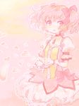  bow drawr dress frills gloves heart itsuki_(otsugei) kaname_madoka magical_girl mahou_shoujo_madoka_magica pink pink_eyes pink_hair ribbon solo twintails 