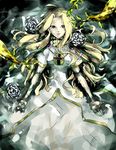  blonde_hair cleric cross flower highres long_hair lying mint_adenade tales_of_(series) tales_of_phantasia 