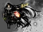  black_hair houraisan_kaguya long_hair nanami_(nanami811) red_eyes solo touhou very_long_hair 