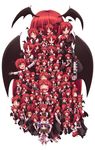  &gt;_&lt; 6+girls :&lt; :d :o :x =_= @_@ ^_^ ^o^ bandaid bat_wings black_legwear blush book book_on_head buttons carrying chibi clone closed_eyes covering_eyes cowering crescent dress dress_shirt duplicate embarrassed evil_grin evil_smile fallen_down glasses grin hand_to_own_mouth happy hat head_wings highres hong_meiling jitome koakuma long_hair long_sleeves lzh mary_janes multiple_girls multiple_persona naughty_face necktie no_eyes no_mouth no_nose o_o object_on_head open_book open_mouth outstretched_arms patchouli_knowledge peeking_out polearm purple_eyes purple_hair raised_eyebrow reading red_eyes red_hair shaded_face sharp_teeth shirt shoes shy sitting sitting_on_person skirt skirt_set smile socks spread_arms star striped striped_dress sunglasses sweatdrop teardrop tears teeth too_many topless touhou trident v_arms very_long_hair vest wavy_mouth weapon wings x_x |_| 