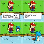  humor lapras pokemon red_(pokemon) squirtle what 