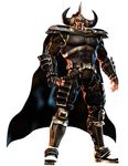  3d armor belt boots cape helmet hokuto_musou hokuto_no_ken male_focus manly muscle official_art pauldrons raou_(hokuto_no_ken) solo standing 