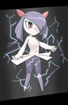  blue_hair electricity kirlia lowres nintendo orange_eyes pokemon uranoyoru 