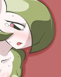  blush gardevoir green_hair lowres nintendo pokemon red_eyes uranoyoru 