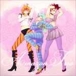  3boys bishoujo_senshi_sailor_moon bishoujo_senshi_sailor_moon_supers fish_eye_(sailor_moon) fisheye_(sailor_moon) hawk&#039;s_eye hawk's_eye hawk_eye_(sailor_moon) high_heels male male_focus multiple_boys tiger&#039;s_eye tiger's_eye tiger_eye_(sailor_moon) trap 