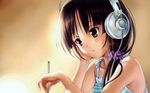  akiyama_mio goto_p headphones k-on! tagme 