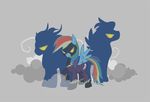  blue_fur bodysuit equine female feral friendship_is_magic fur group hair horse kaizerin looking_at_viewer male mammal multi-colored_hair my_little_pony pegasus pony rainbow_dash_(mlp) rainbow_hair rainbow_tail shadowbolts_(mlp) skinsuit wings 