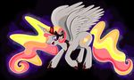  equine evil female feral friendship_is_magic horn horse mammal my_little_pony nuclearsuplexattack pony princess_celestia_(mlp) solo winged_unicorn wings 