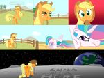  applejack_(mlp) banishment comic cutie_mark equine female feral friendship_is_magic horse mammal mean moon my_little_pony parallaxmlp pony princess_celestia_(mlp) rope sad space to_the_moon unknown_artist 