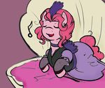  blue_eyes cosplay dress equine female feral friendship_is_magic fur hair horse mammal miss_kitty my_little_pony pink_fur pink_hair pinkie_pie_(mlp) pony shell singing solo the_great_mouse_detective unknown_artist 