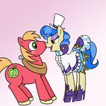  cutie_mark equine female feral friendship_is_magic hat horse in_your_face madmax male mammal my_little_pony pony sapphire_shores_(mlp) well_hello_there 