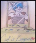  &hearts; binding cookiekangaroo cookiekangaroo_(character) female ftm intersex kangaroo kristorz marsupial mirror solo transgender 