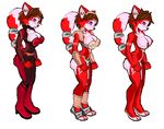  canine female fox krystal mammal nintendo nipples nude plain_background playshapes ruby solo star_fox starfoxfan326 video_games white_background 