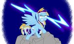  equine female feral friendship_is_magic fur horse lightning_bolt mammal my_little_pony nuclearsuplexattack pegasus pony rainbow_dash_(mlp) solo wings zeus 