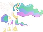  alicorn concerned cutie_mark equine female feral friendship_is_magic horn horse mammal my_little_pony pegacorn plain_background pony princess princess_celestia_(mlp) royalty solo transparent_background voaxmasterspydre winged_unicorn wings 