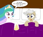  alicorn bedroom equine female feral friendship_is_magic horn horse in_bed kitsune_the_fox mammal mayor_mare_(mlp) my_little_pony pony princess_celestia_(mlp) 