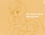  dovne equine female feral friendship_is_magic horse mammal messy_hair my_little_pony pony solo 