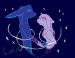  blood blue couple cuts feline hand_holding hybrid love mammal purple purple_body riita ristiriita stars sweet 