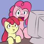  applebloom_(mlp) computer cub cupcakes cupcakes_(mlp_fanfic) equine female feral friendship_is_magic fur horse internet mammal my_little_pony pink_fur pinkie_pie_(mlp) pony reaction reaction_image that_fanfic unknown_artist young 