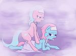  aloe_(mlp) blue_fur cutie_mark dovne drooling duo equine female feral friendship_is_magic fur horse lesbian lotus_(mlp) mammal my_little_pony oil orgasm pink_fur pony saliva wet 