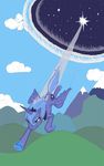  alicorn equine female feral friendship_is_magic horn horse lunar_apologist lunarapologist mammal my_little_pony pegacorn pony princess_luna_(mlp) solo sonic_rainboom winged_unicorn wings 