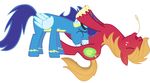  cutie_mark equine eyewear fellatio feral friendship_is_magic gay goggles horse male mammal my_little_pony oral oral_sex pegasus pony sex skinsuit soarin_(mlp) unknown_artist wings wonderbolts_(mlp) 