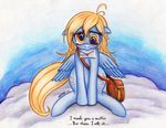  blush card cutie_mark derpy_hooves_(mlp) equine female feral food friendship_is_magic hair horse lavosvsbahamut letter mail_bag mail_carrier mailbag mammal muffin my_little_pony pegasus pony solo wings 