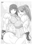  breasts extreme_muscles highres huge_breasts muscle muscular_female ren_(tainca2000) rentb 