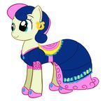 cute dress equine female feral friendship_is_magic horse krekka01 mammal matched_pair my_little_pony plain_background pony solo white_background 