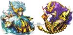  aqua_hair aquarius_camus armor fingernails long_hair multiple_boys purple_hair saint_seiya scorpio_milo 