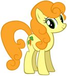  carrot_top_(mlp) cutie_mark equine female feral friendship_is_magic green_eyes hair horse mammal my_little_pony orange_hair plain_background pony solo transparent_background unknown_artist 