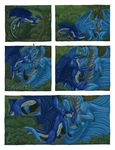  anal anal_penetration big_penis blue_body blue_dragon comic dragon erection feral firondraak frottage gay knot male penetration penis sex size_difference 