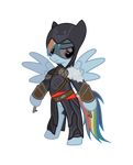  assassin&#039;s_creed assassin's_creed blue_fur equine female friendship_is_magic fur horse mammal my_little_pony pegasus plain_background pony rainbow_dash_(mlp) sefling solo transparent_background video_games wings 