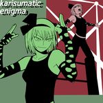  alternate_costume cosplay engrish impact_wrestling jeff_hardy jeff_hardy_(cosplay) konpaku_youmu multiple_views onikobe_rin parody projected_inset ranguage short_hair touhou wrestling wwe 