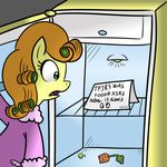  empty equine female fridge friendship_is_magic horse madmax mammal my_little_pony pony robbed solo stare 
